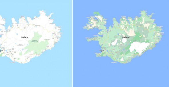 Google actualizează hărțile Google Maps cu o nouă grafică